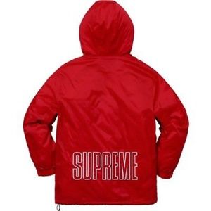 Supreme Champion Pullover Parka Red MEDIUM - SS18 